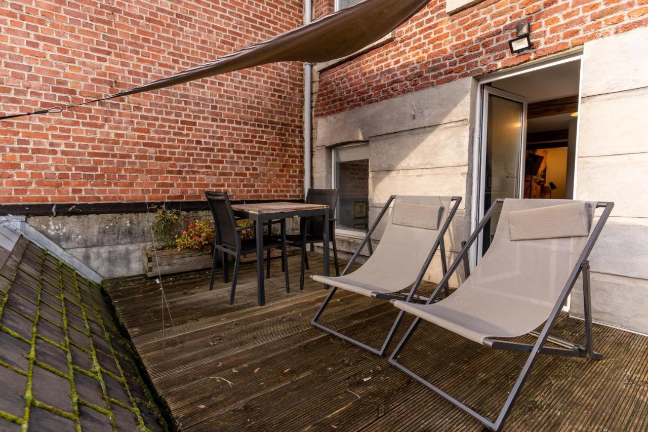 Ardenne Bnb Gite Urbain Avec Terrasse Marche-en-Famenne Bagian luar foto